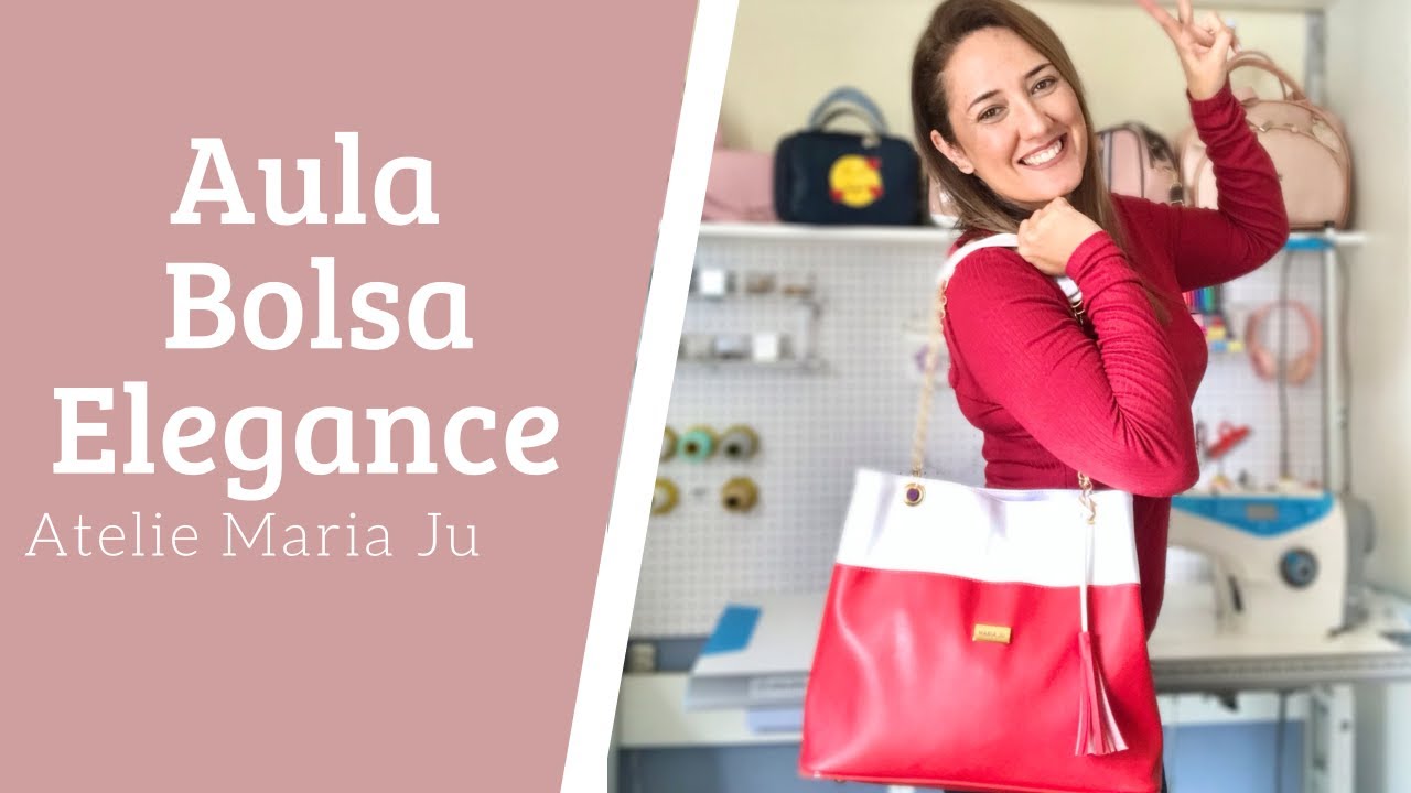 Aula Bolsa Elegance - Linda e prática de fazer!!