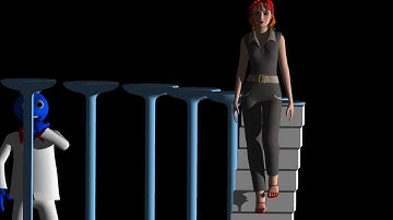 Lucy on the Catwalk 3D Animated Movie Using Free Modelling & Speech Synth Software