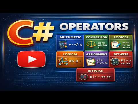 All C# Operators Explained Clearly | Arithmetic, Logical, Relational | Benazir Education