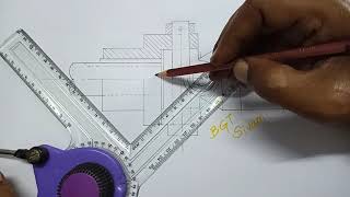 Universal Coupling - Sectional Elevation