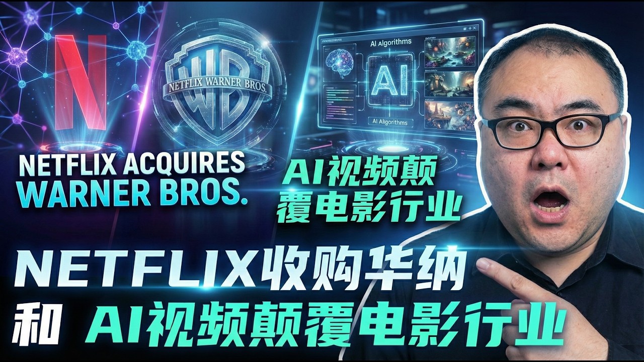 奈飞收购华纳：好莱坞的世纪终结？电影业要被彻底颠覆了？不止呢，还有AI生成视频呢