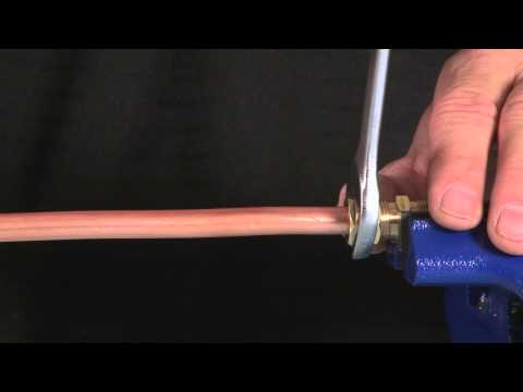 How To Install a Compression Fitting on Copper or Plastic Tubing