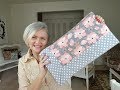 Easy Self Binding Baby Blanket.