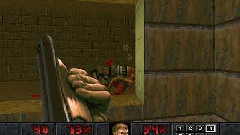 PSX DOOM - Practice Map -Vortex Training Bunker