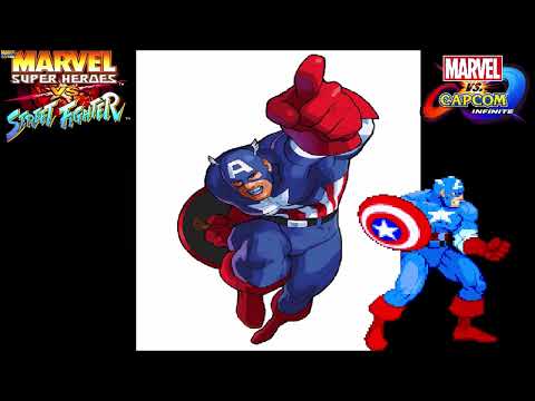Marvel Vs Capcom Captain America Voice Clips Redesigned