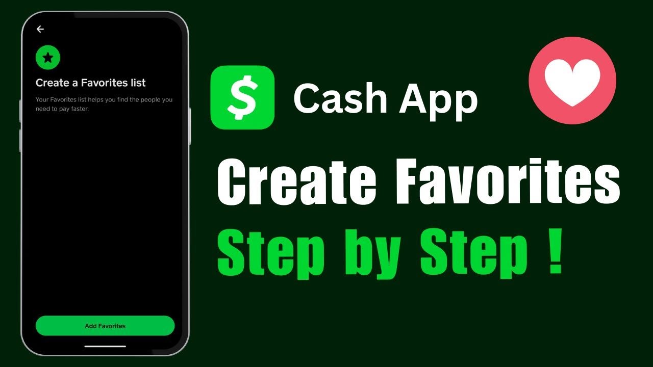 How to Create Favorites on Cash App | Make Payments Faster