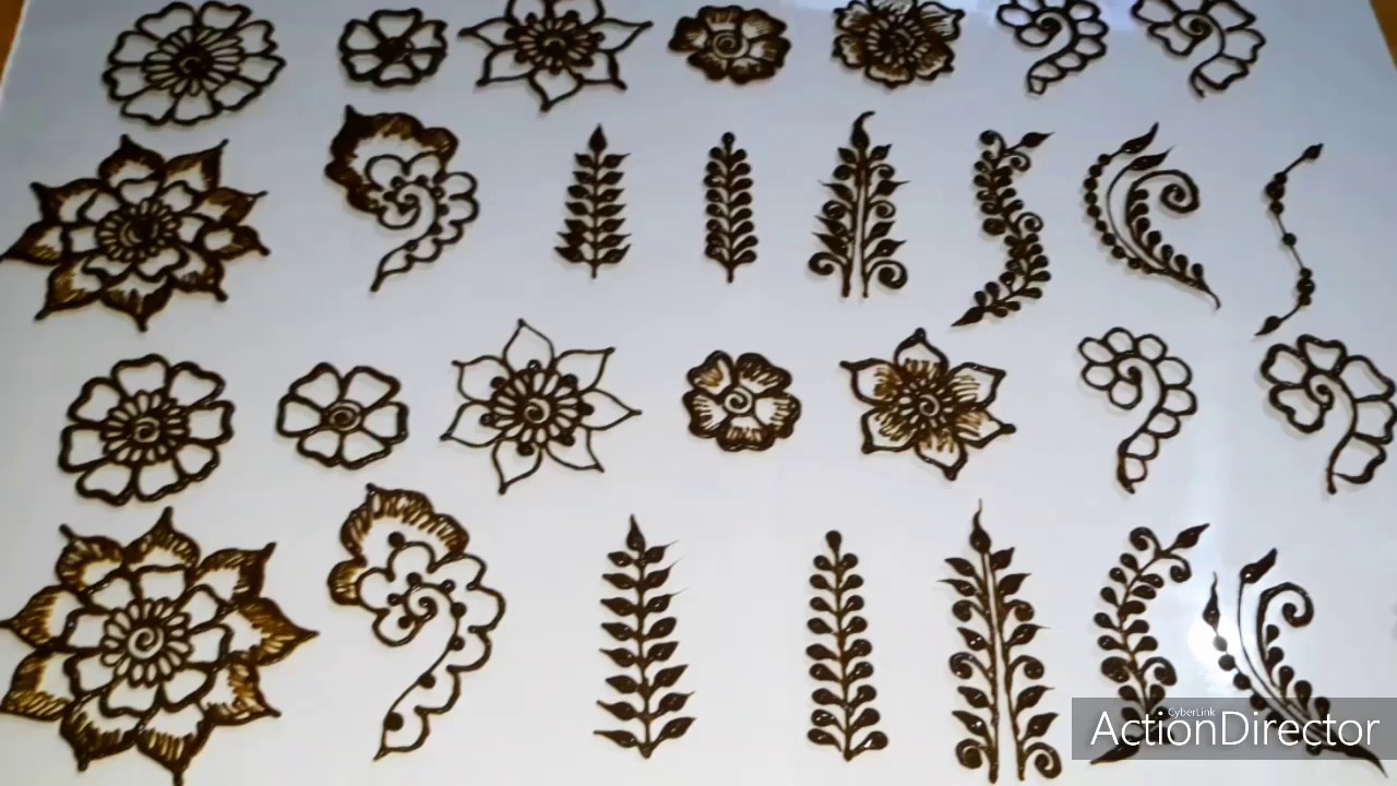 خطوات الأولى لتعليم نقش الحناء للمبتدئات 🌸 ( الجزء الأول ) 😉