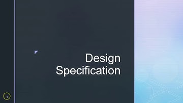 Web Design Specification