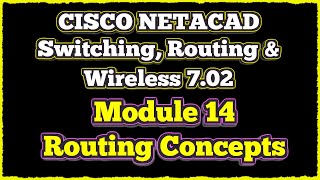 NETACAD Switching, Routing, and Wireless Essentials 7.02, 📡 Module 14: Routing Concepts Profile