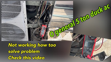#ogeneral o general duct ac 5 tan not working ￼ problem 3 ￼ face ￼ electricity, Hindi/ Urdu ￼