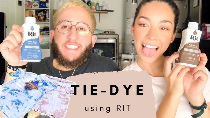 Non-Toxic Tie Dye using RIT DYE  DIY Blue Sweatsuit - Cloud Tie