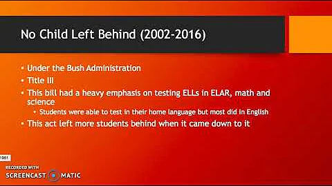 The History of Bilingual Education