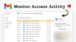 How to check Gmail activity dashboard (Login Tracking)