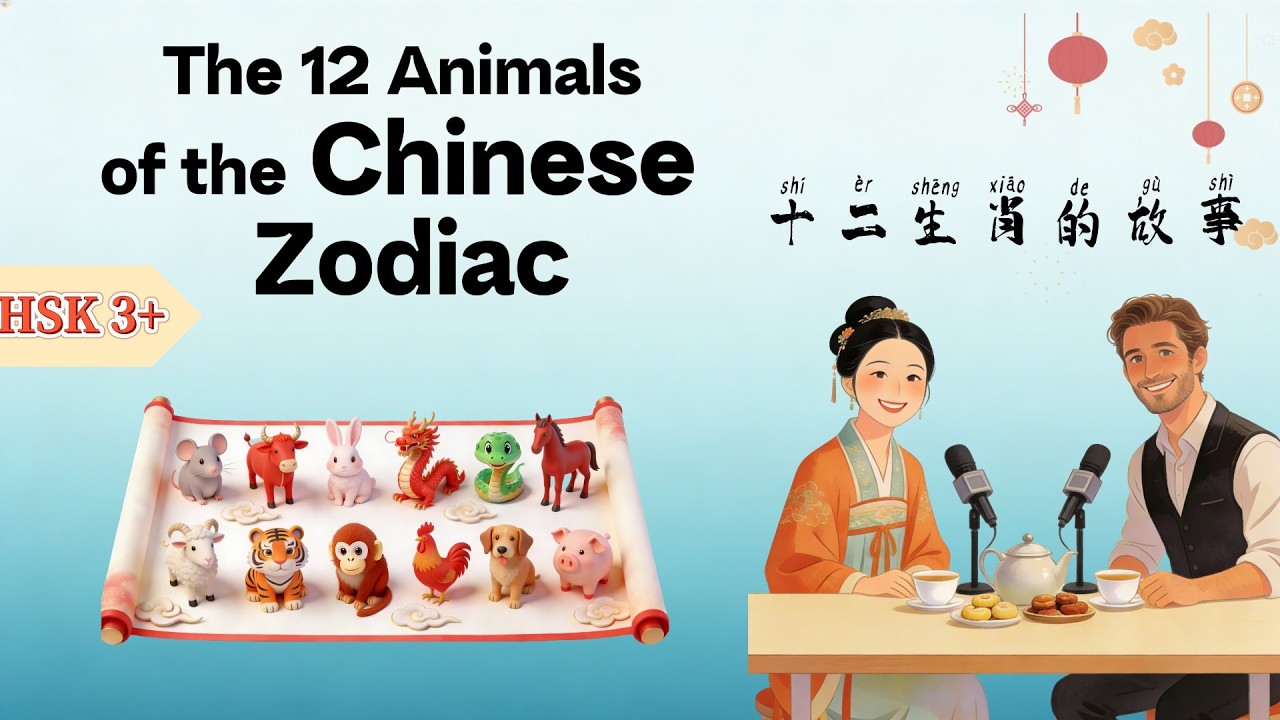 The Secret of Chinese Zodiac: Why Did the Rat Betray the Ox and Cat? 😱 | HSK 3-4