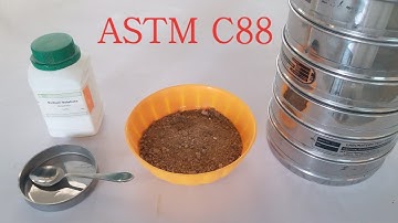 Soundness Test Of Fine Aggregate(Sand) In Urdu/Hindi(ASTM C88)