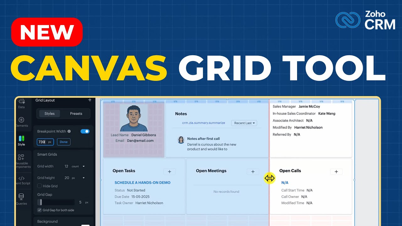 NEW! Responsive Canvas View for Zoho CRM - YouTube