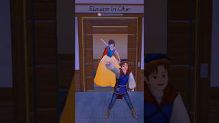 Ohio Mio Disney Princess In Elevator  Oiia Oiia ? #sakuraschoolsimulator #shorts #tiktok #viral