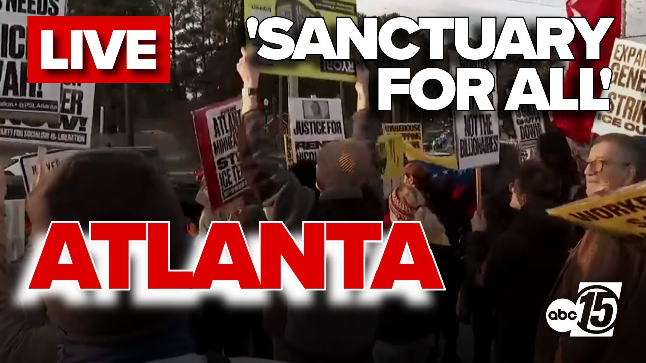 LIVE: ICE Protests - Atlanta, GA - YouTube