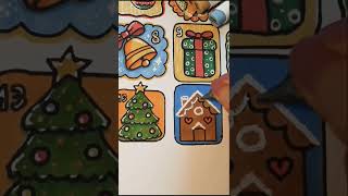 Day 14 Gingerbread House #christmascoloring #coloringchallenge #cozychristmas