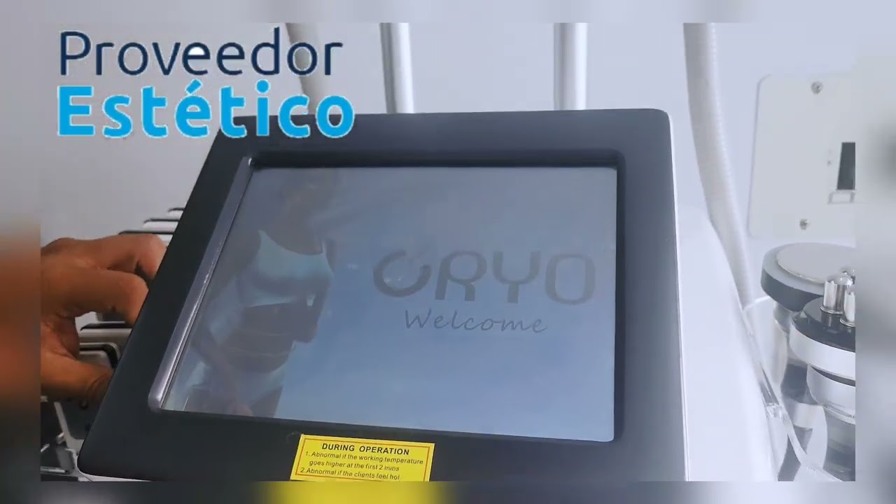 INSTRUCCIONES CRIOLIPOLISIS 360 MULTIFUNCIONAL PROVEEDOR ESTÉTICO 