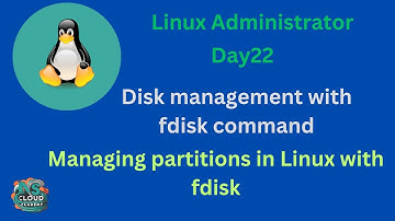 Day22 fdisk Command | Disk management with fdisk  Explained #linux  #linux_tutorial #devops