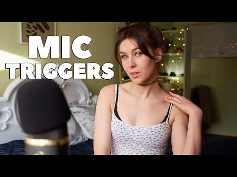 ASMR | Fast & Aggressive MIC  TRIGGERS w/  MOUTH SOUNDS ( Pumping, Swirling, Tapping,  Scratching )