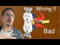 The BIGGEST Mistakes DIYers Don't Know They Are Making Wiring Outlets