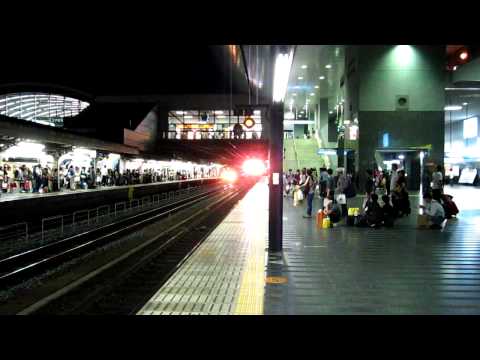 珍しい・・・？　トワライト釜　寝台特急日本海☆ミ　京都駅にて