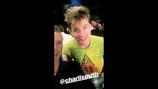 Charlie Puth backstage in Los Angeles • August 14, 2018 #VoicenotesTour