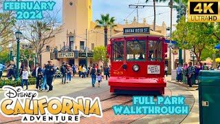 Dca Walkthrough 2024- Disney California Adventure At The Disneyland Resort 4K Pov