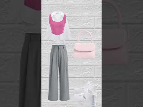 تنسيقات بنطلون رمادي تنسيقات للخريف تنسيقات للعيد تنسيقات ملابس بدون موسيقى  