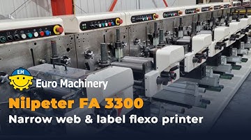 NILPETER FA 3300 | Narrow web & label flexo printer