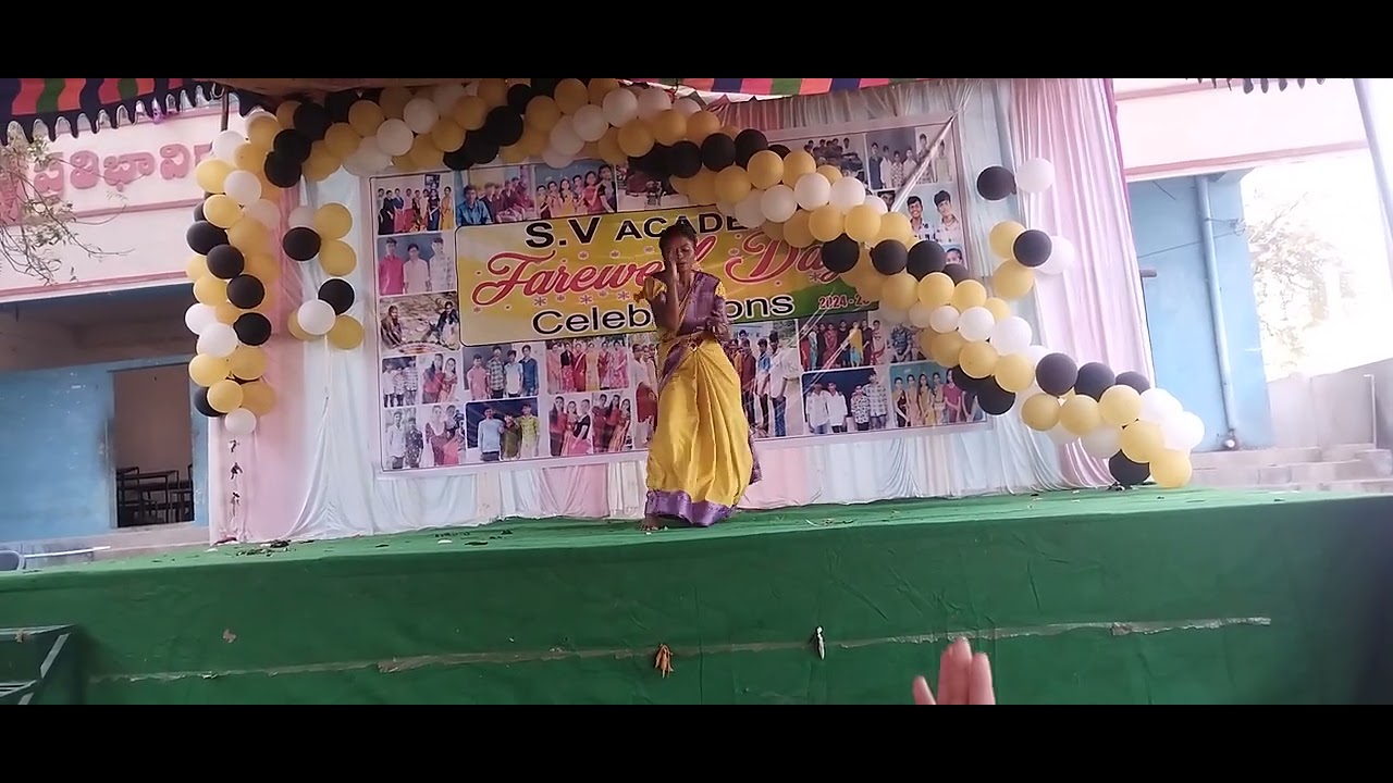 dance performance by 10th class student in farewell party 🎉🎉 - YouTube
