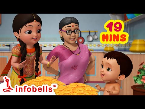 Nani Maa Rasoi Mein Jalebi Banaaye | Hindi Rhymes for Children | Infobells