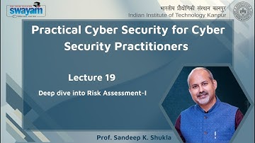 Lecture 19: Deep dive into Risk Assessment-I