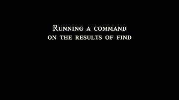 Combining find and grep