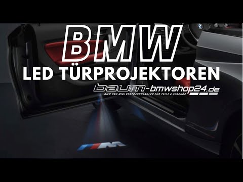 Neue BMW M Performance Logos für LED-Türprojektoren