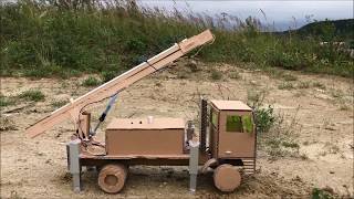 DIY Drilling Rig for Drilling Water Wells - Cardboard Toy