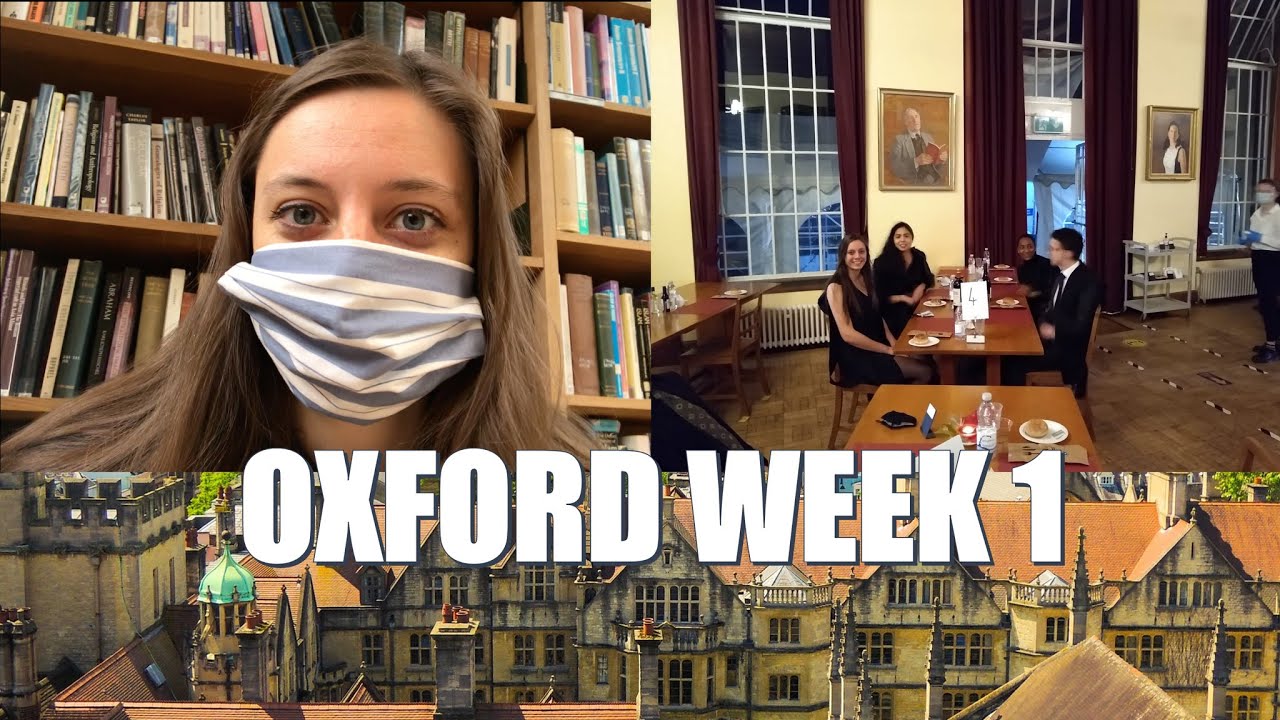 First Week at the University of Oxford // Formal Hall // First ever lecture - Week 1