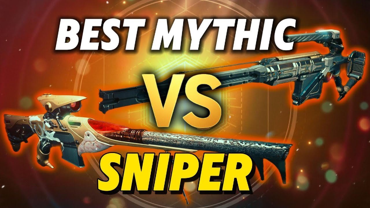 destiny rising best mythic sniper? - YouTube