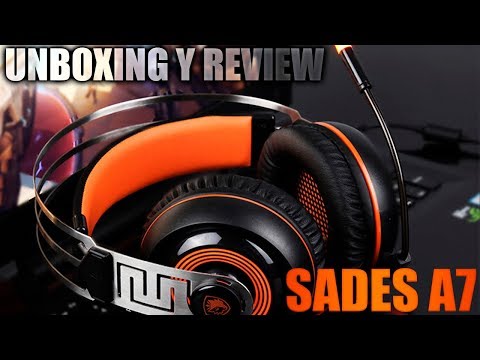 Sades A7 - Los mejores auriculares gaming baratos - Unboxing & Review