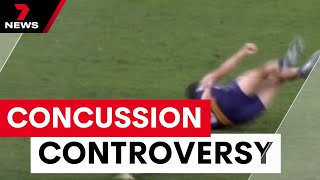 Controversy over concussed AFL player treatment | 7NEWS