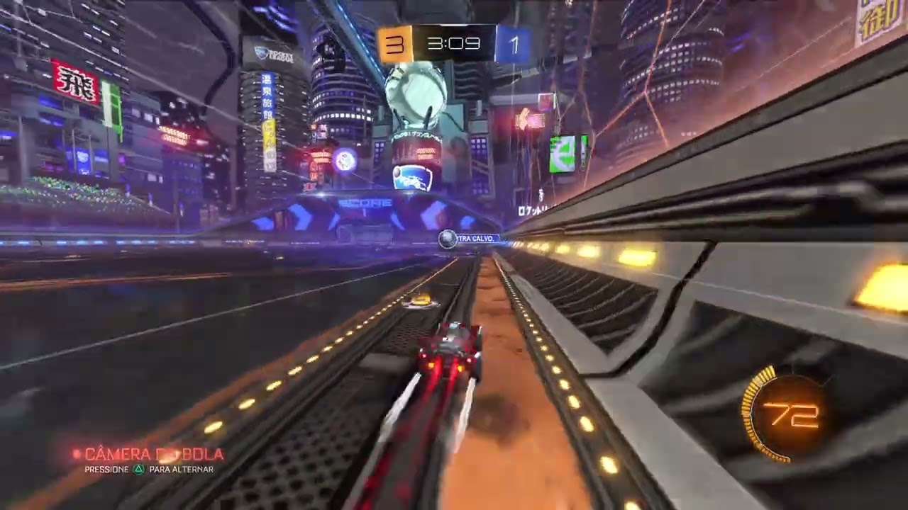 Rocket League jogando 1v1