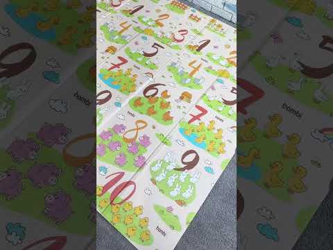 Термокилимок XPE складний двосторонній розмір 200*180*0,8 см, видео 1