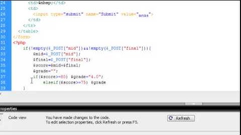 ตัวอย่างการใช้คำส่ง if ใน php