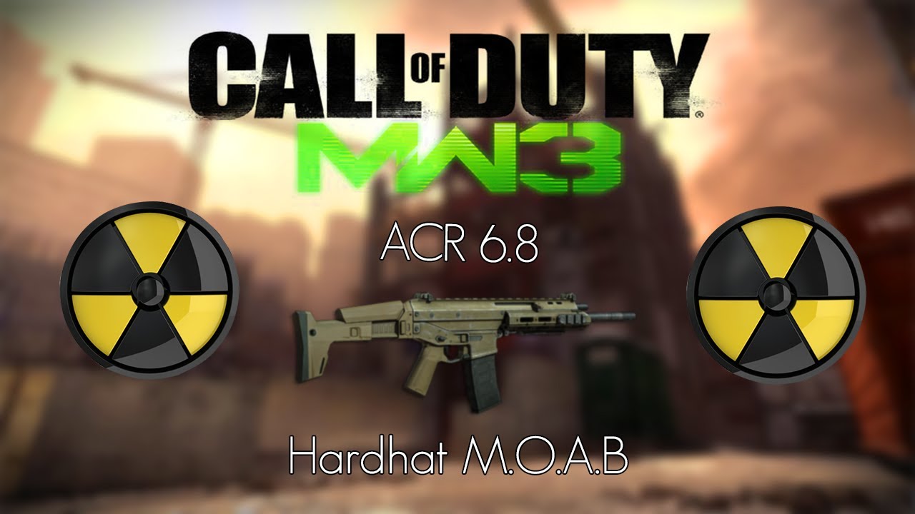 CoD: Modern Warfare 3 Multiplayer | ACR 6.8 M.O.A.B | Hardhat