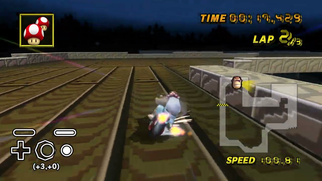 [MKWii TAS] SNES Ghost Valley 2 (No Glitch) - 51.772