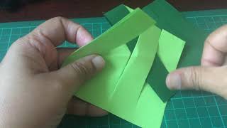 Menenun Ketupat dengan Kertas Origami