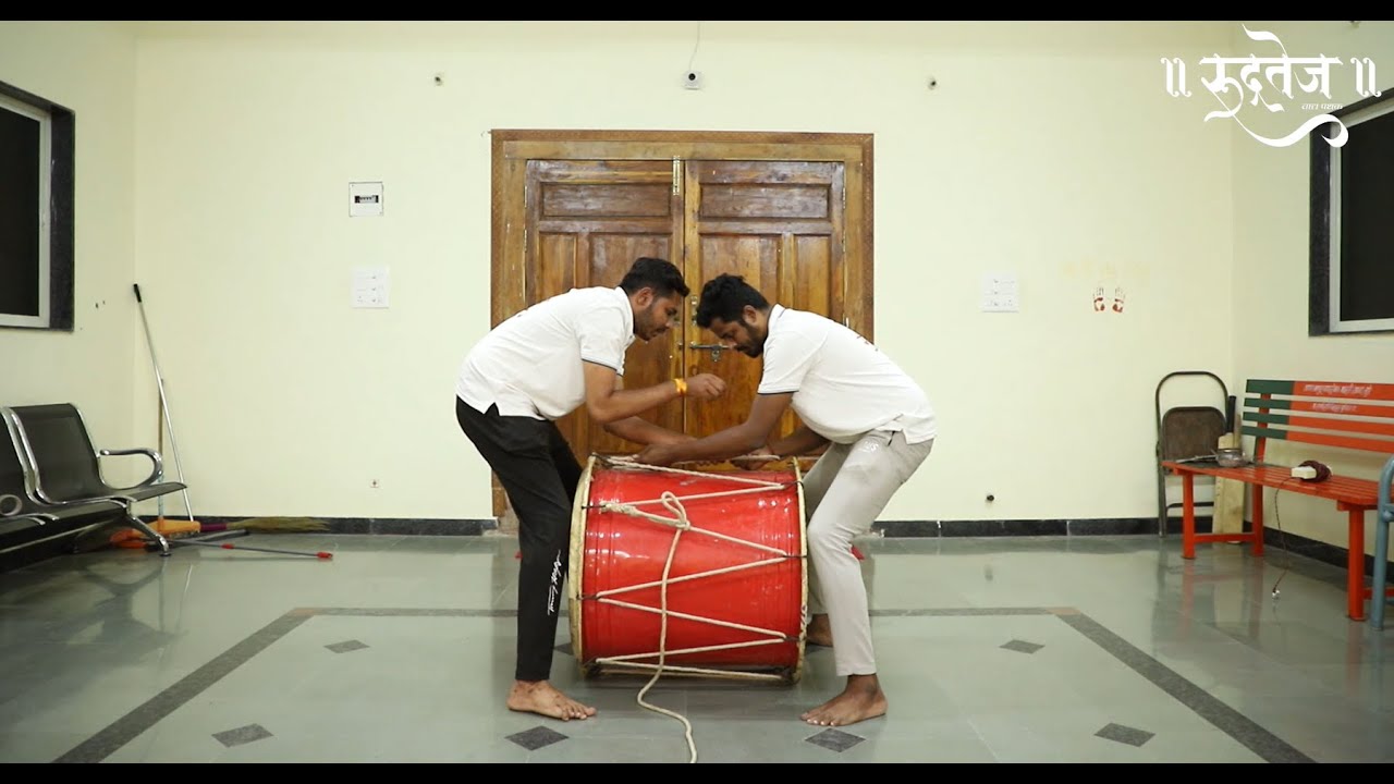 How to make dhol... | (ढोल तयार करताना...) | Rudratej |