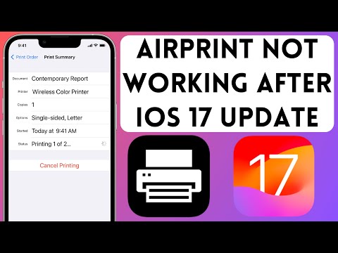 Airprint Not Working After iOS 17 Update How To Fix iPhone Printer Issue In iOS 17